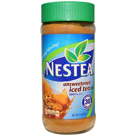 nestea unsweetened instant iced tea mix